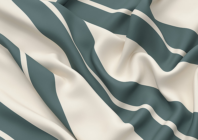 The British Stripe Co. Edward, Teignbridge No.1 - Twist&Fit Roman Blind - Image 4